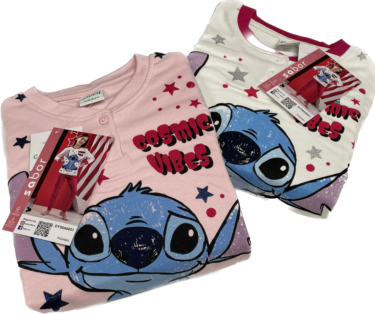 Pigiama Stitch cotone caldo 100%