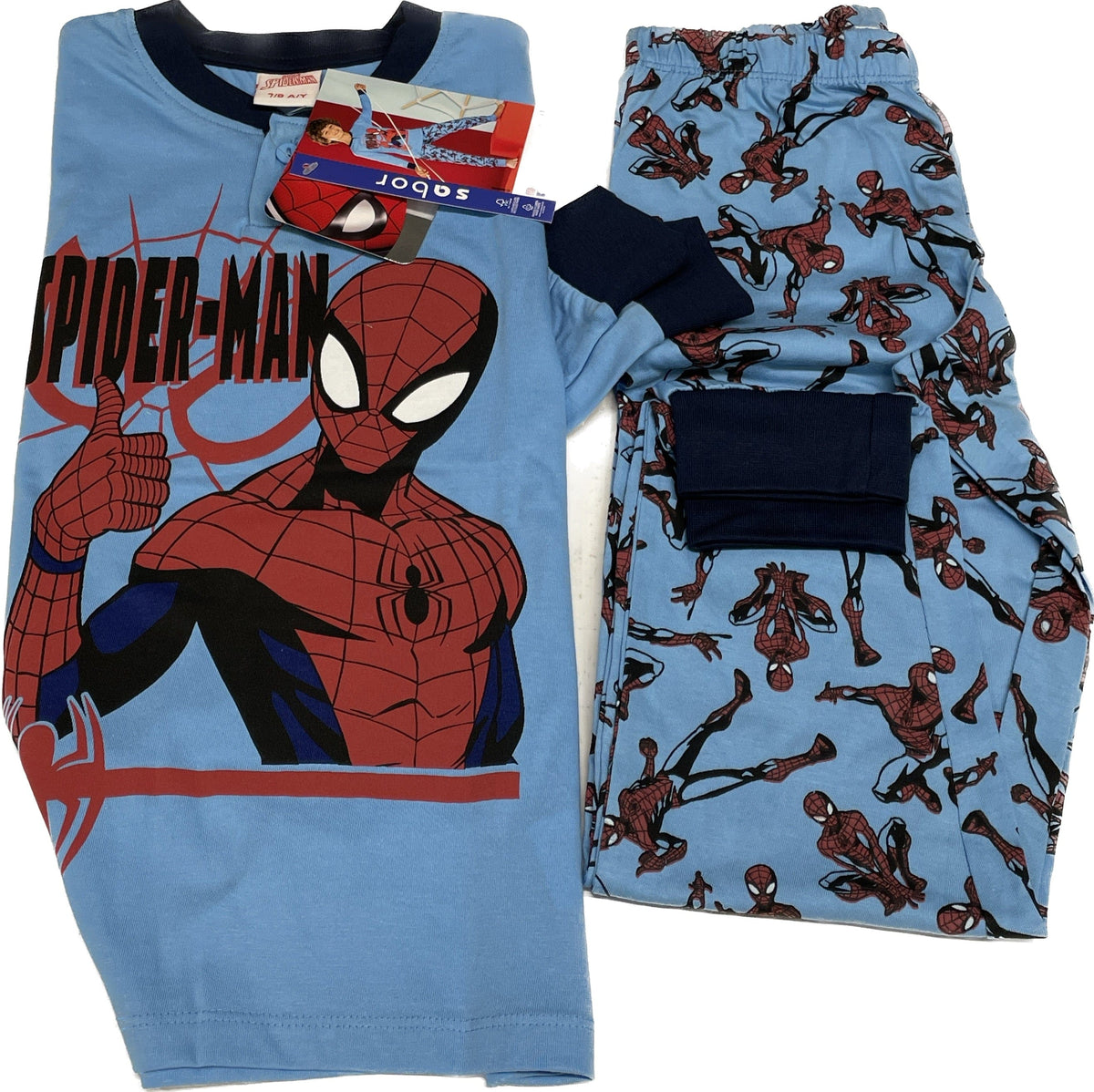 Pigiama Spiderman 8-10 anni caldo cotone – Magazzini Europa