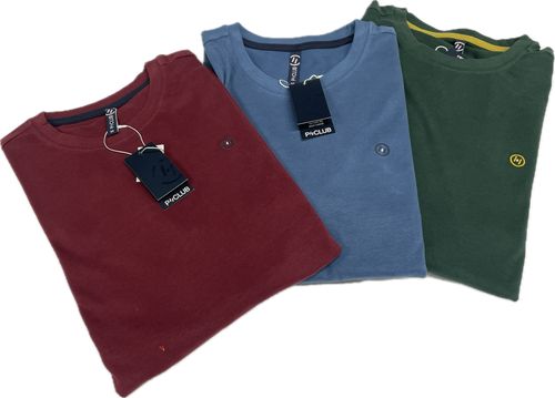 Maglia da uomo girocollo Polo club 100% cotone