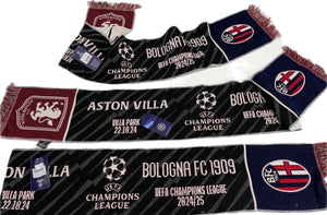 Sciarpa Aston Villa Ufficiale del Bologna FC1909 CHAMPIONS LEAGUE