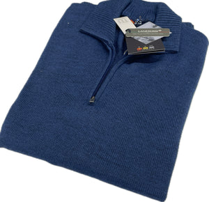 Maglione Lana mezza zip uomo Re del mare made in Italy Calibrata