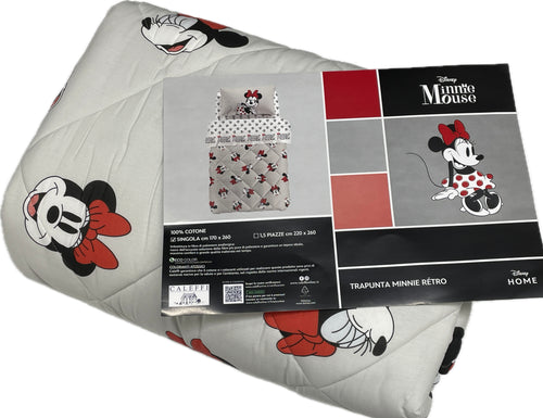 Trapunta Mickey Mouse Retro Caleffi cotone 100%