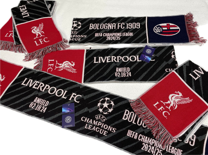 Sciarpa LIVERPOOL FC Ufficiale del Bologna FC1909 CHAMPIONS LEAGUE