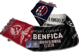 Sciarpa Benfica Ufficiale del Bologna FC1909 CHAMPIONS LEAGUE