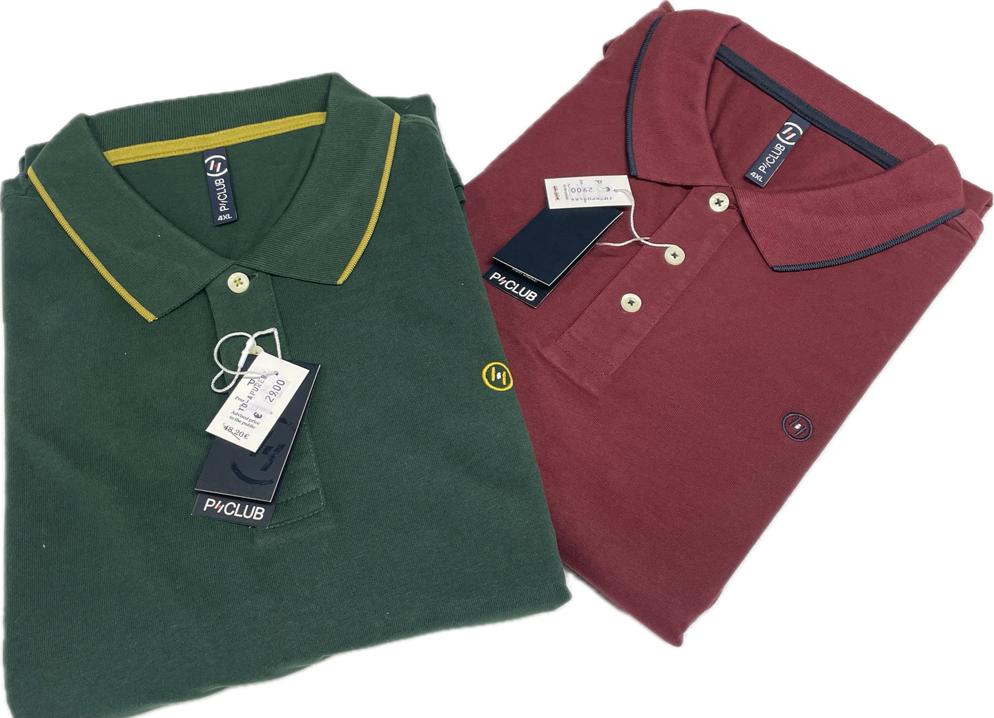 Polo da uomo 100% cotone Calibrate polo club