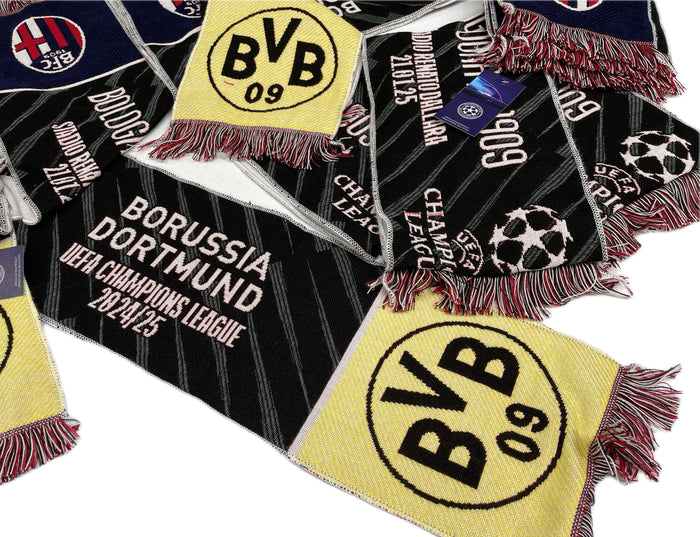 Sciarpa Borussia Dortmund Ufficiale del Bologna FC1909 CHAMPIONS LEAGUE 24/25