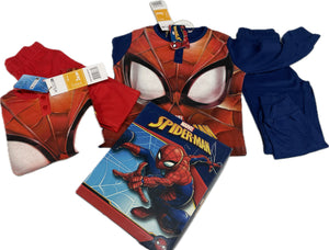 Pigiami Spider-man cotone caldo 100%