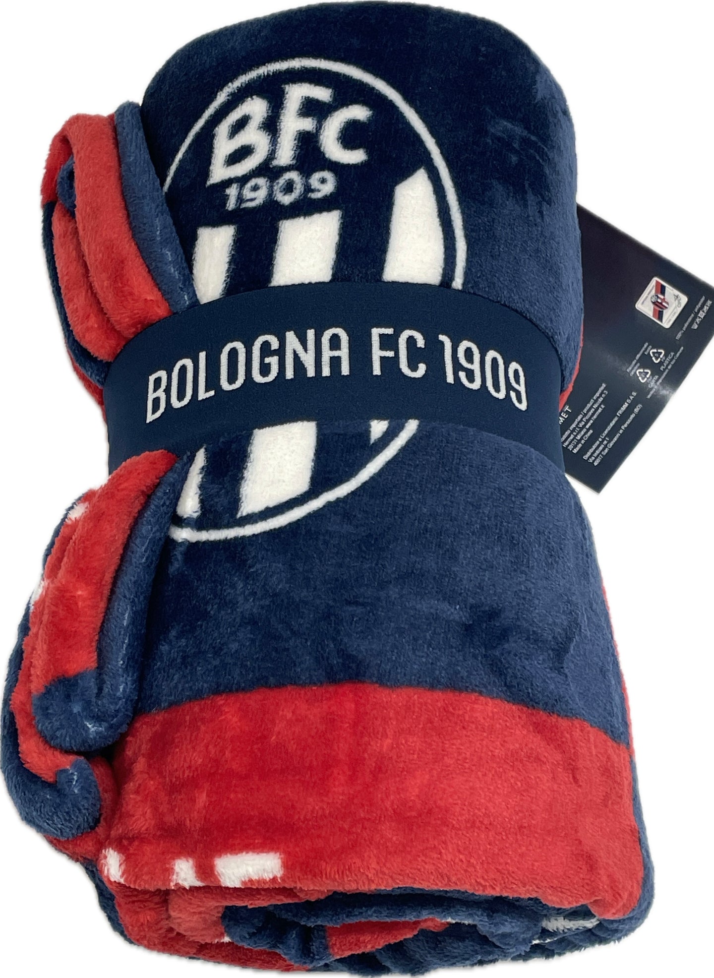 Plaid FC Bologna Coral 210x150 invernale FC 1909 Ufficiale