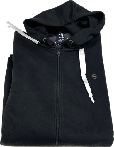 Felpa da uomo calibrata con cappuccio full zip