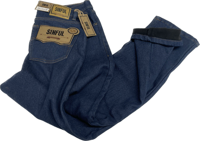 Daritex srl Jeans elasticizzato imbottito dentro di pile Magazzinieuropa
