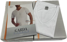 Carica l&#39;immagine nel visualizzatore di Gallery, Garda spa Maglia Garda scollo V nero e bianco Magazzinieuropa