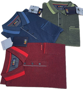 Maglificio Rodes srl Polo uomo mezza manica RedelMare made in Italy Magazzinieuropa