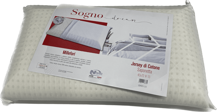 Niucci Guanciale Sogno H 13 cm saponetta jersey cotone Magazzinieuropa