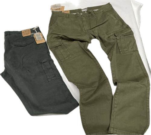 Ruta Fashion srl Pantaloni conTasconi laterali uomo caldo cotone 98% elasticizzati Magazzinieuropa