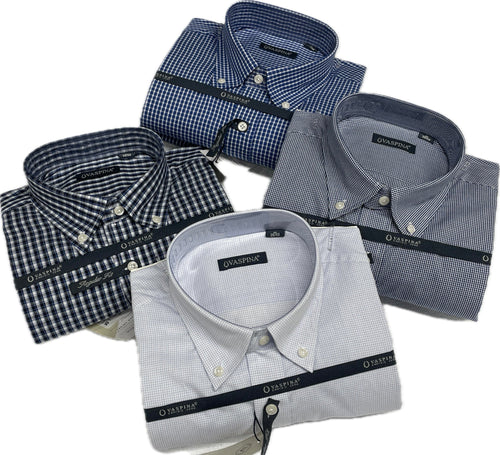 St international Camicia manica lunga 100% cotone P-Club Magazzinieuropa