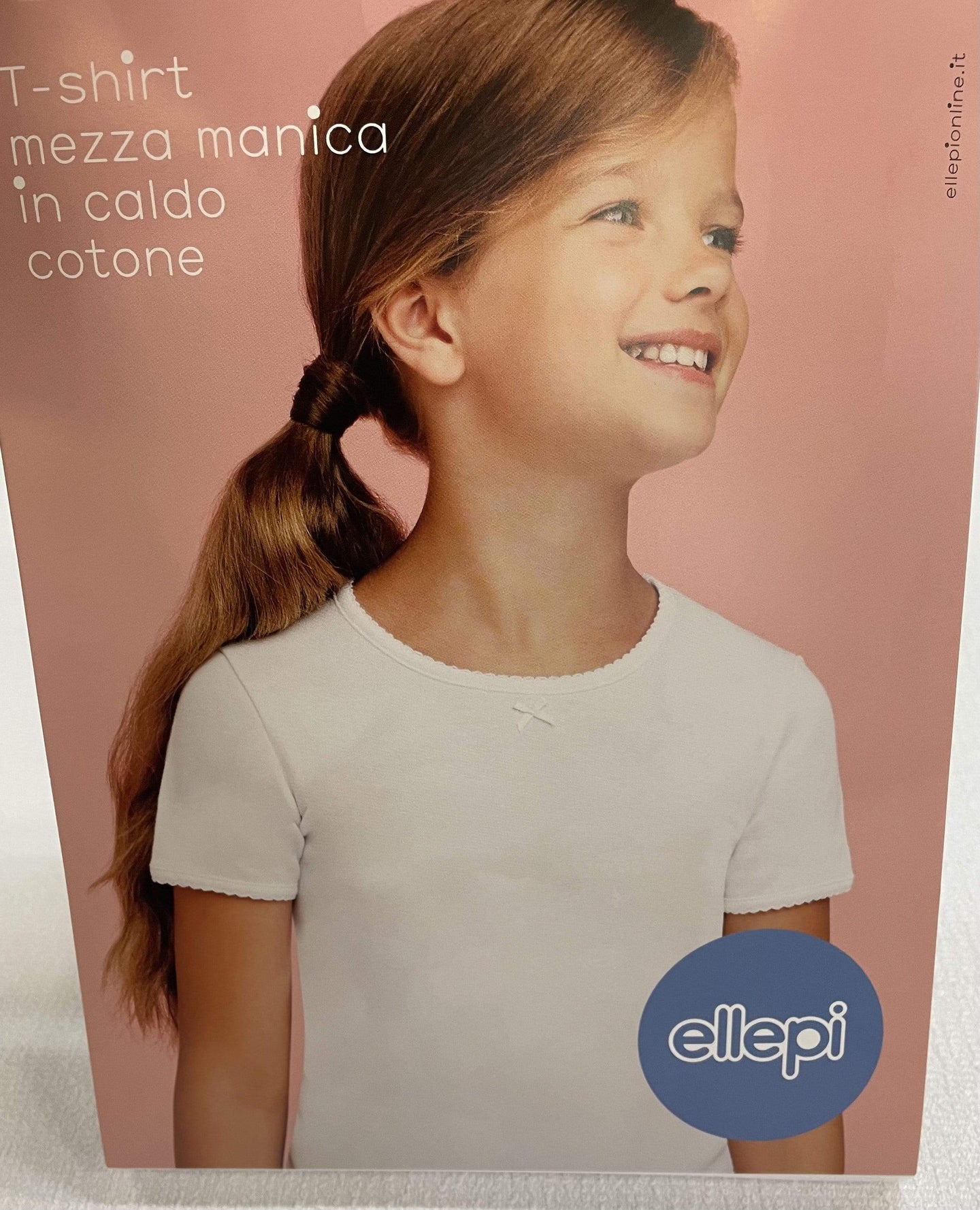 Ellepi Maglia mezza manica cotone felpato bimba Magazzinieuropa