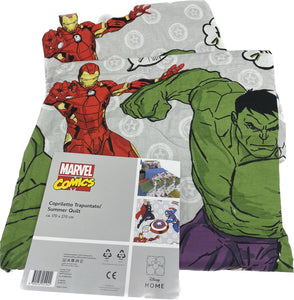 Hermet srl Trapuntino Avengers quilt cotone 100% Marvel Magazzinieuropa