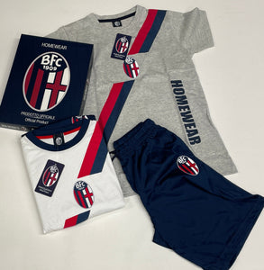 Magazzini Europa Completo ragazzo Ufficiale del Bologna T-shirt e pantaloncino Magazzinieuropa